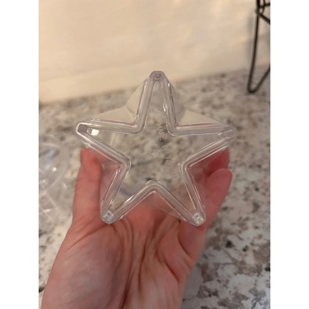 Bubba Gump Shrimp Co Clear Plastic Star Shaped Cocktail Shaker Souvenir Barware